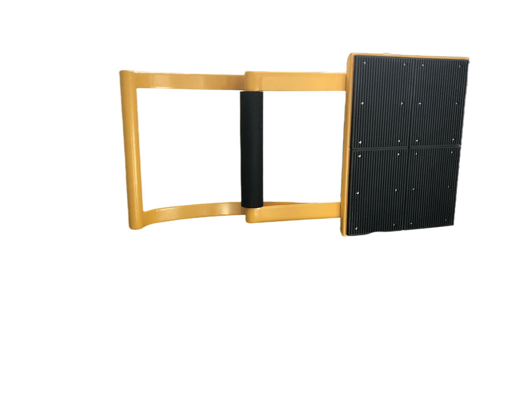 যানবাহন নিয়ন্ত্রণের জন্য ইলেকট্রোস্ট্যাটিক স্প্রেয়িং এবং নন-লিথাল ব্রেকিং সহ ফোল্ডেবল ক্র্যাশ অ্যাটেনুয়েটর